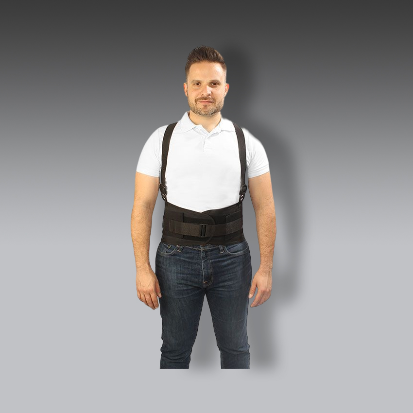 fajas para la seguridad industrial elastica de seguridad con tercer hebilla de ajuste modelo lf 0155 marca alyger