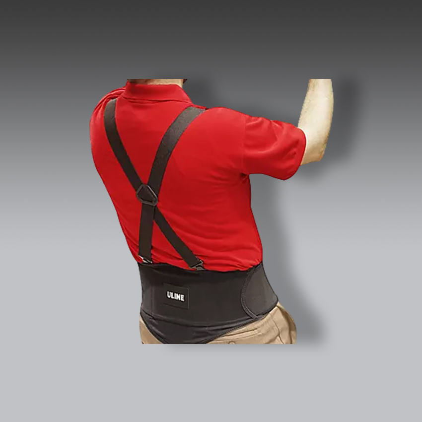 uline fajas para la seguridad industrial lumbar acojinada modelo h 441 marca uline